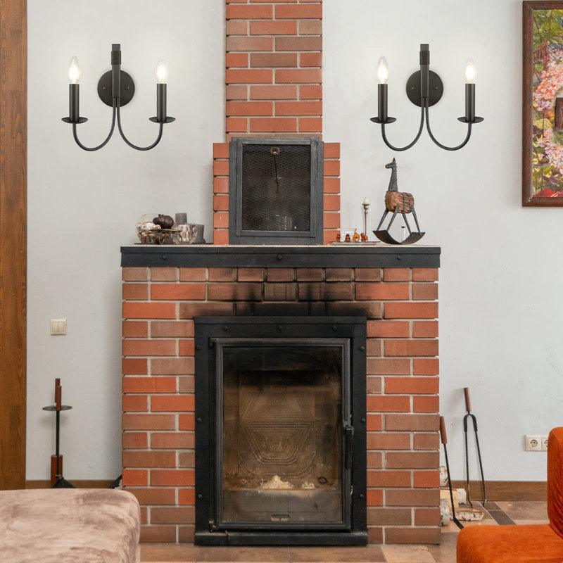 Winston Porter John-Jack Steel Candle Wall Light & Reviews